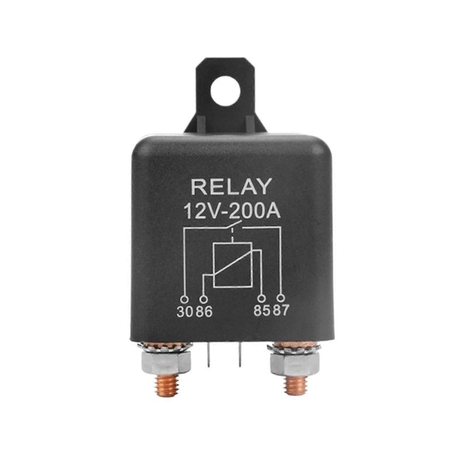 Auto truck motor vehicle relay, 60 V/48 V/36 V/24 V/12 V, 200 A/100 A, starting type, modular vehicle relay (Size: 100A 48V)