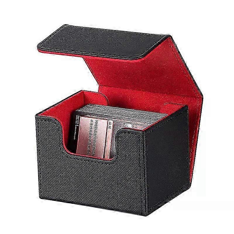 Trading Card Deck Box Durable Sturdy Card Storage Container Collectible Game Card Carrying Case Holds 80+ Or 100+ Cards