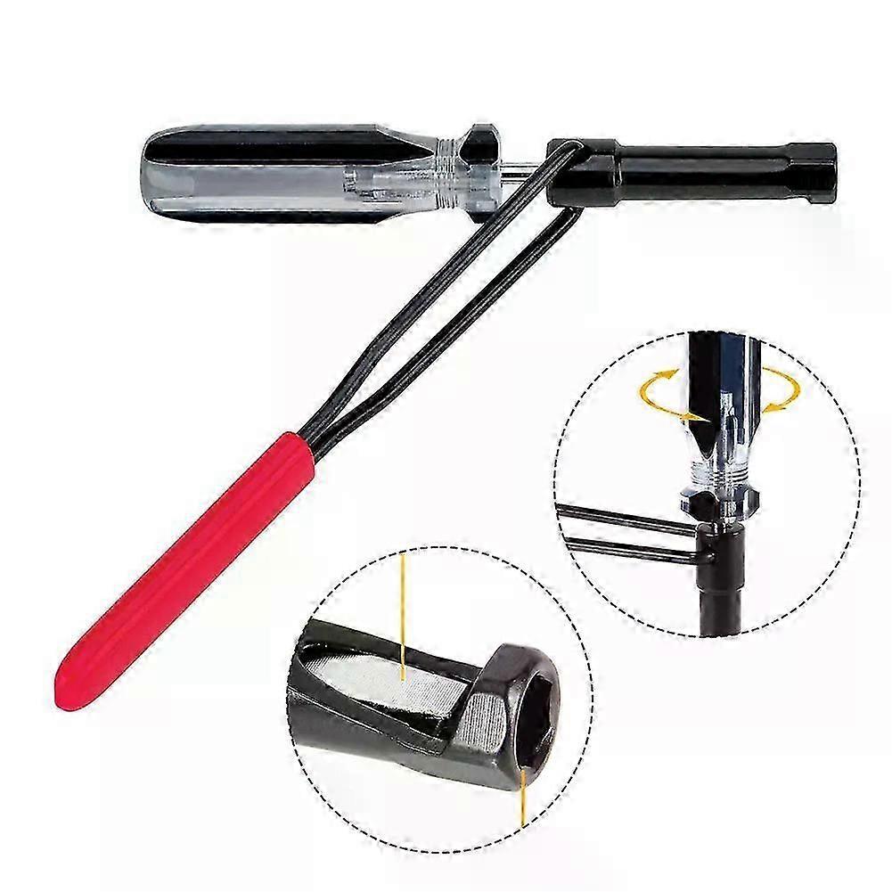 Jam-Nut Valve Adjustment Tool Stainless-Steel 12mm Lock Nut Valve Adjustment Tool With 7 1/2in Long Handle Valve Adjustment Tool
