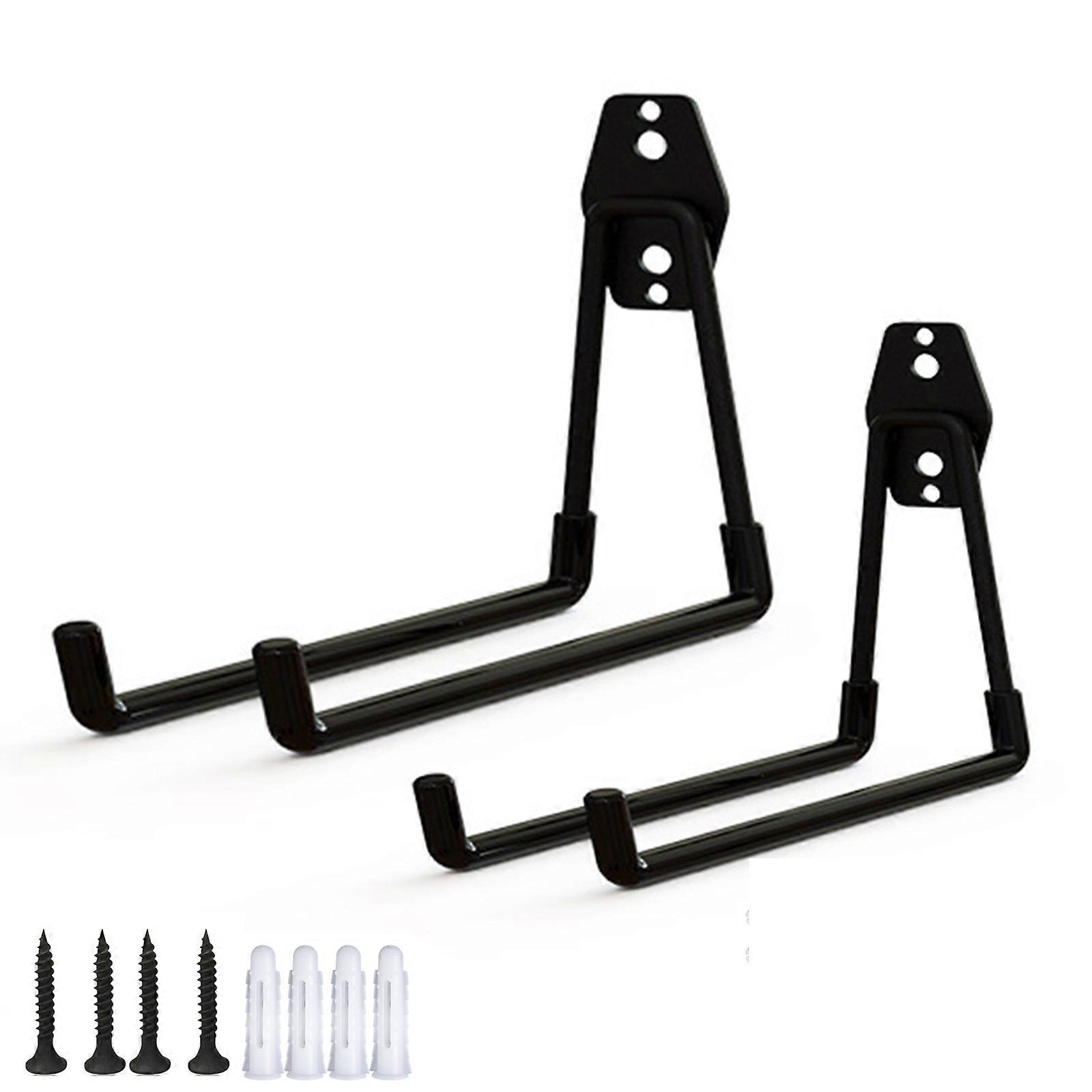 Heavy-Duty Garage Storage Utility Hooks, Wall Mount Tool Organizer With Anti-Slip Coating For Multi-Functions, Perfect For Heavy Objects (2 Pack)