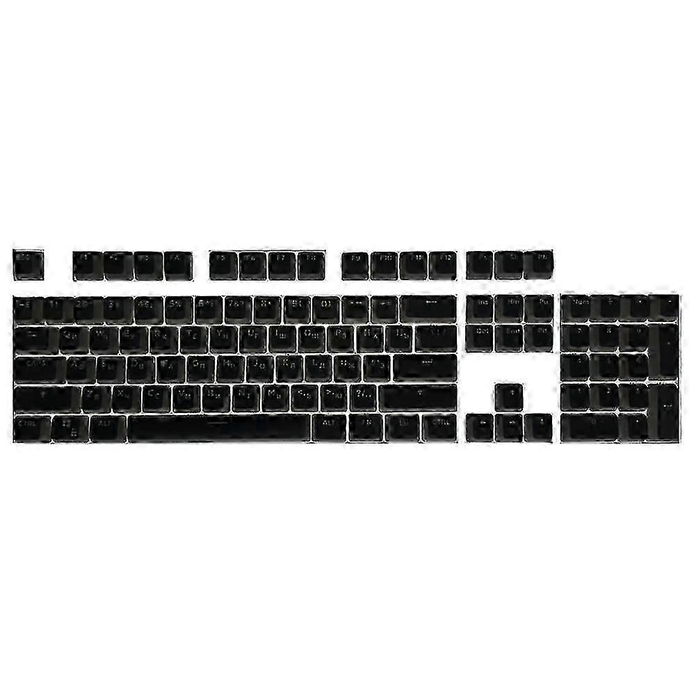 108Pcs Stylish Backlight Keycaps Replacement in Russian for Mechanical Keyboard