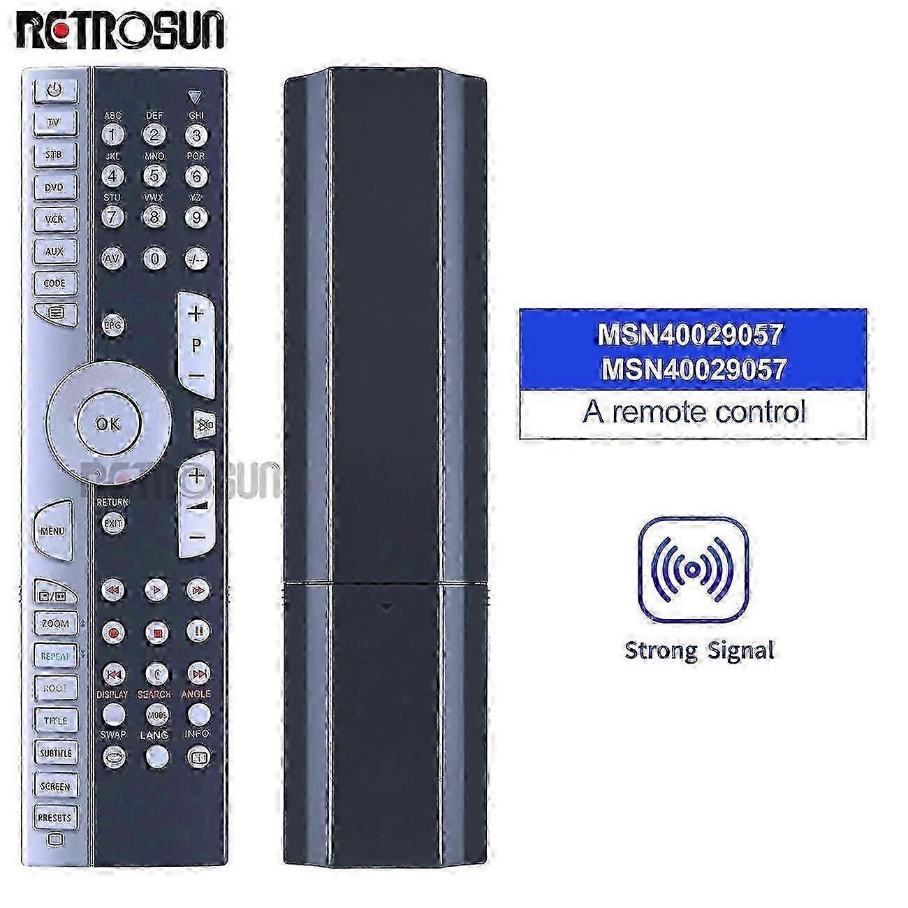 جهاز التحكم عن بعد متوافق Medion TV / DVD Combo MSN40029057 MSN 4002 9057_Special هدية
