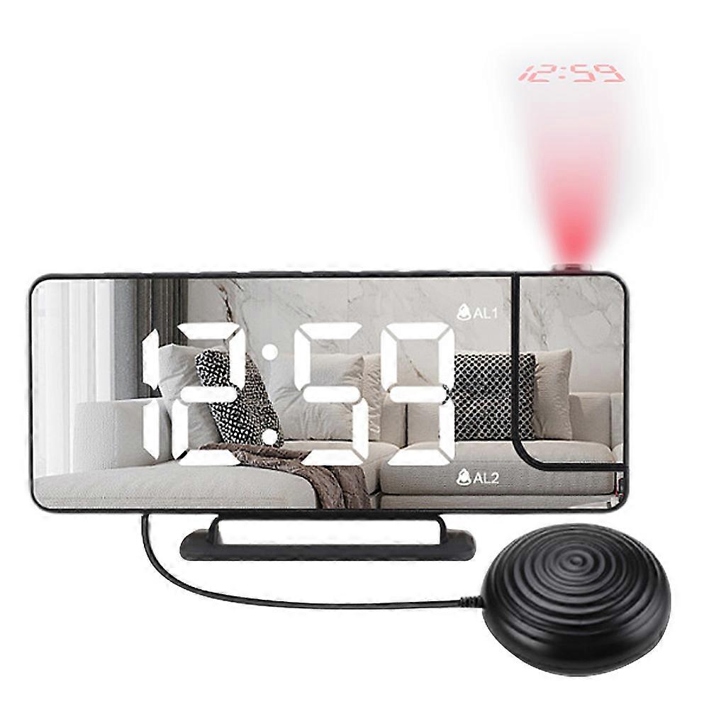 Creative Vibration Alarm Clock With Automatic Light-Sensitive Usb Charging Electronic Clock-