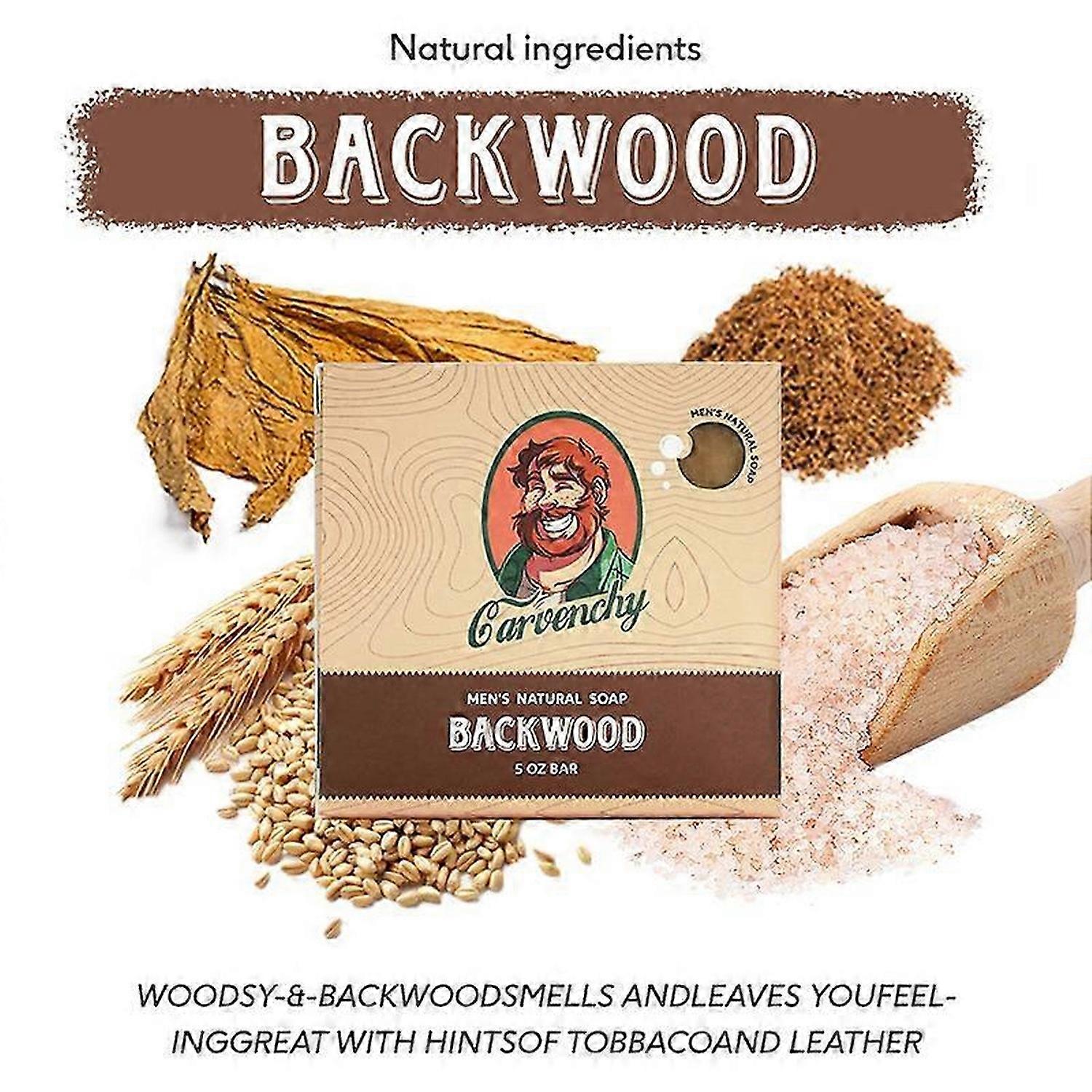 Men's Natural Bar Soap from Moisturizing Soap Made from Natural Oils - Cold Process - Exfoliating Soap - Summer Citrus, Birchwood Breeze, Cool Fresh A