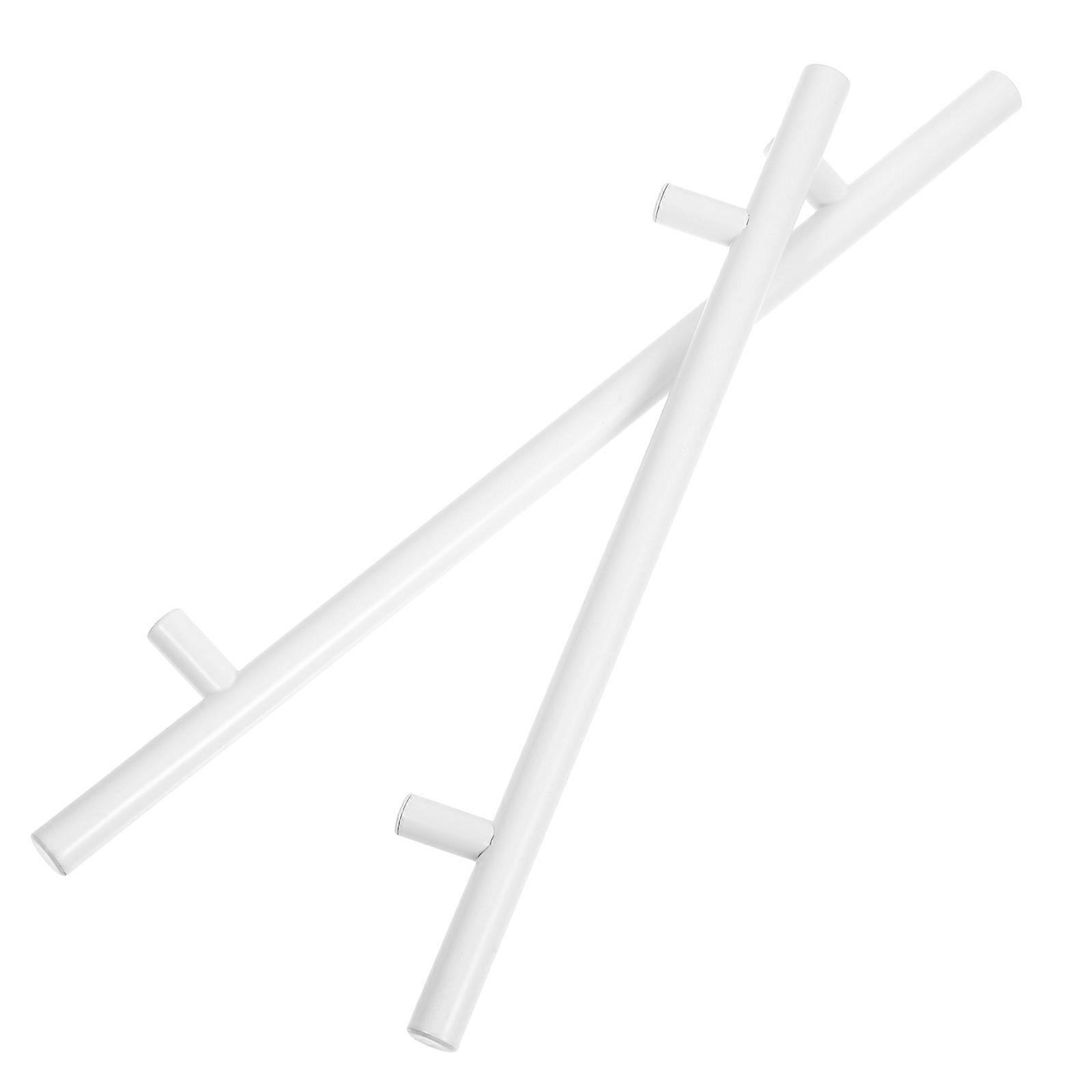 Cabinet Drawer Pulls Stainless Steel Handles Wide Applications Home Decoration 192mm 2Pcs