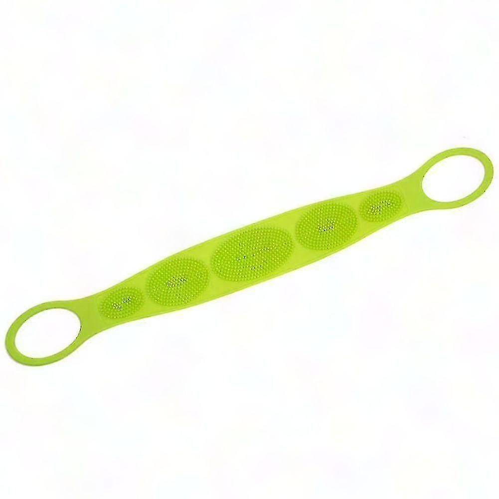 Soft Silicone Back Scrubber Belt for Exfoliating & Massage