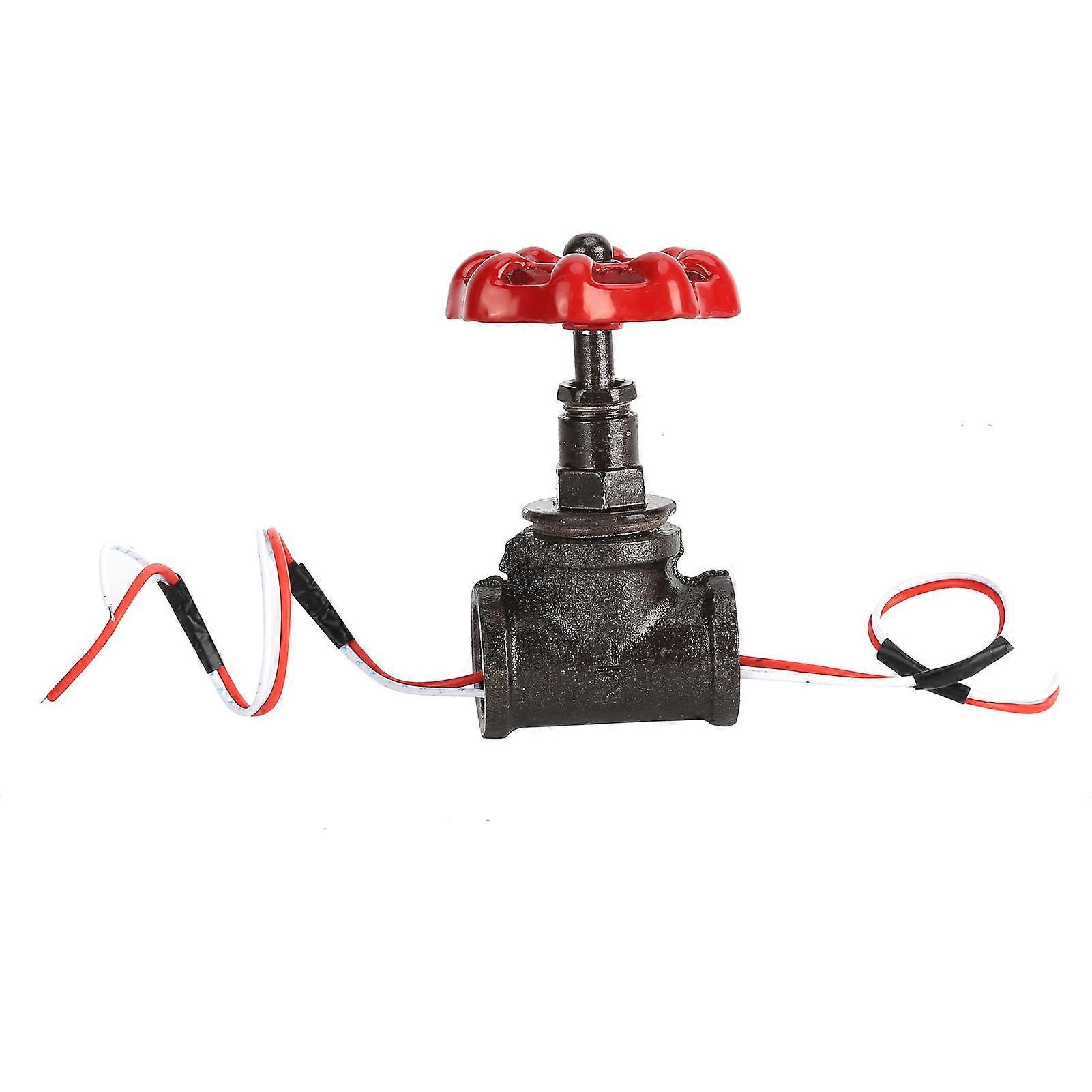 Retro Steampunk Style G1/2in Stop Valve Light Switch with Wire for Water Pipe Lamp Vintage Lamp