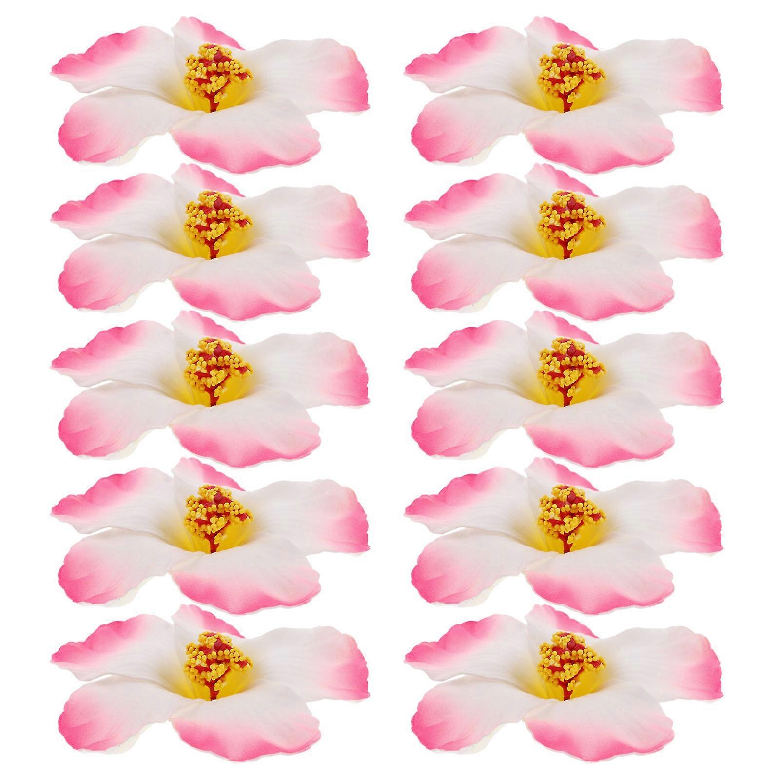 Luau Party Table Decorations Hibiscus EVA Material Party Decorations 10Pcs