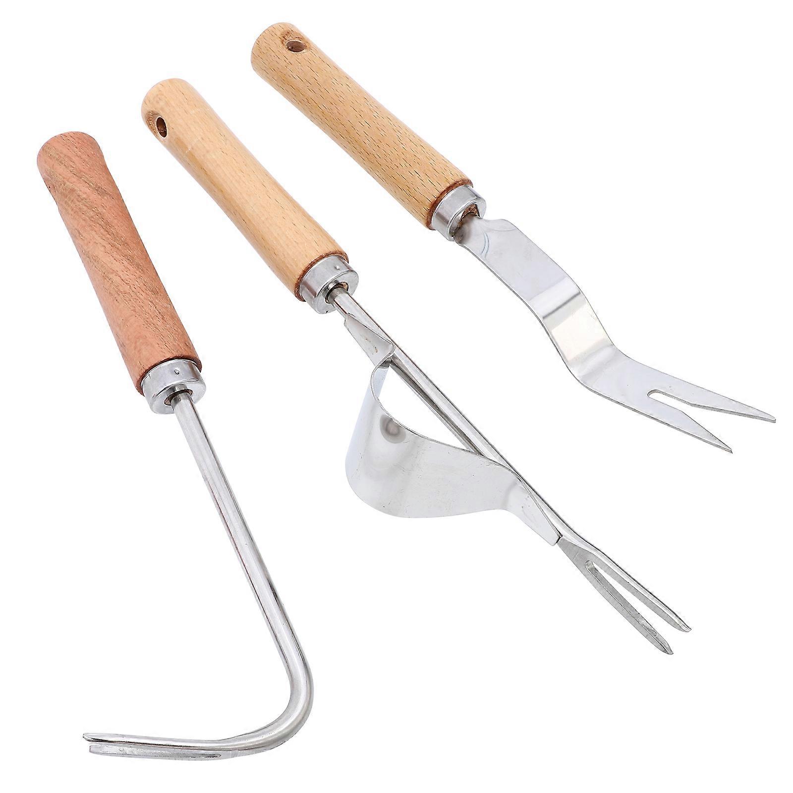 Durable Hand Weeder for Garden Made of Synthetic Material Assorted Color Easy Root Removal Tool 3pcs