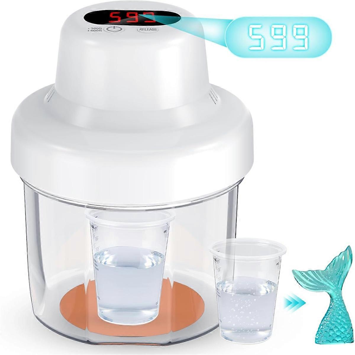 Resin Bubble Remover,Remove 99% of the Air Bubble Within 6-10 Mins,98kPa Vacuum Degassing Chamber,for Epoxy EU Plug