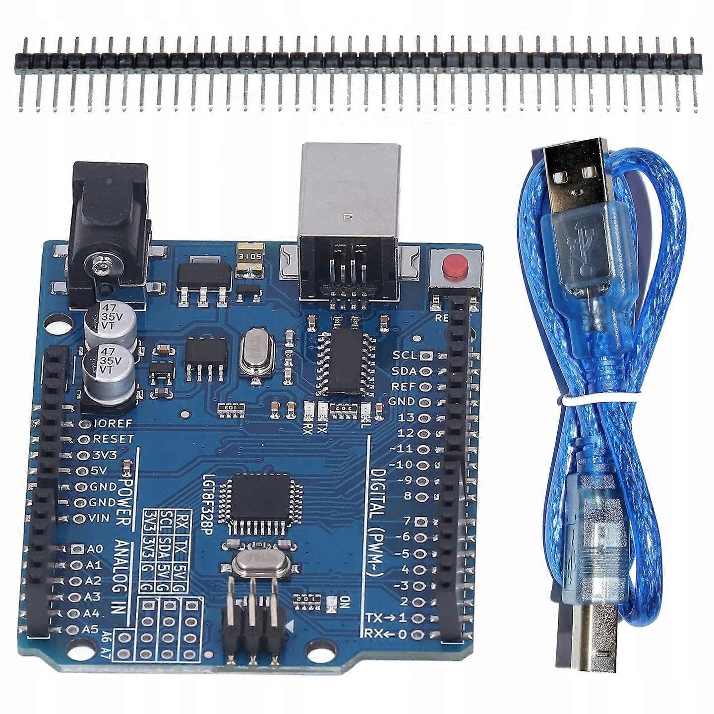 Rosfix ACS A1 Atmega328 Avr Module for Arduino Uno R3 | Usb and Goldpin cable kit