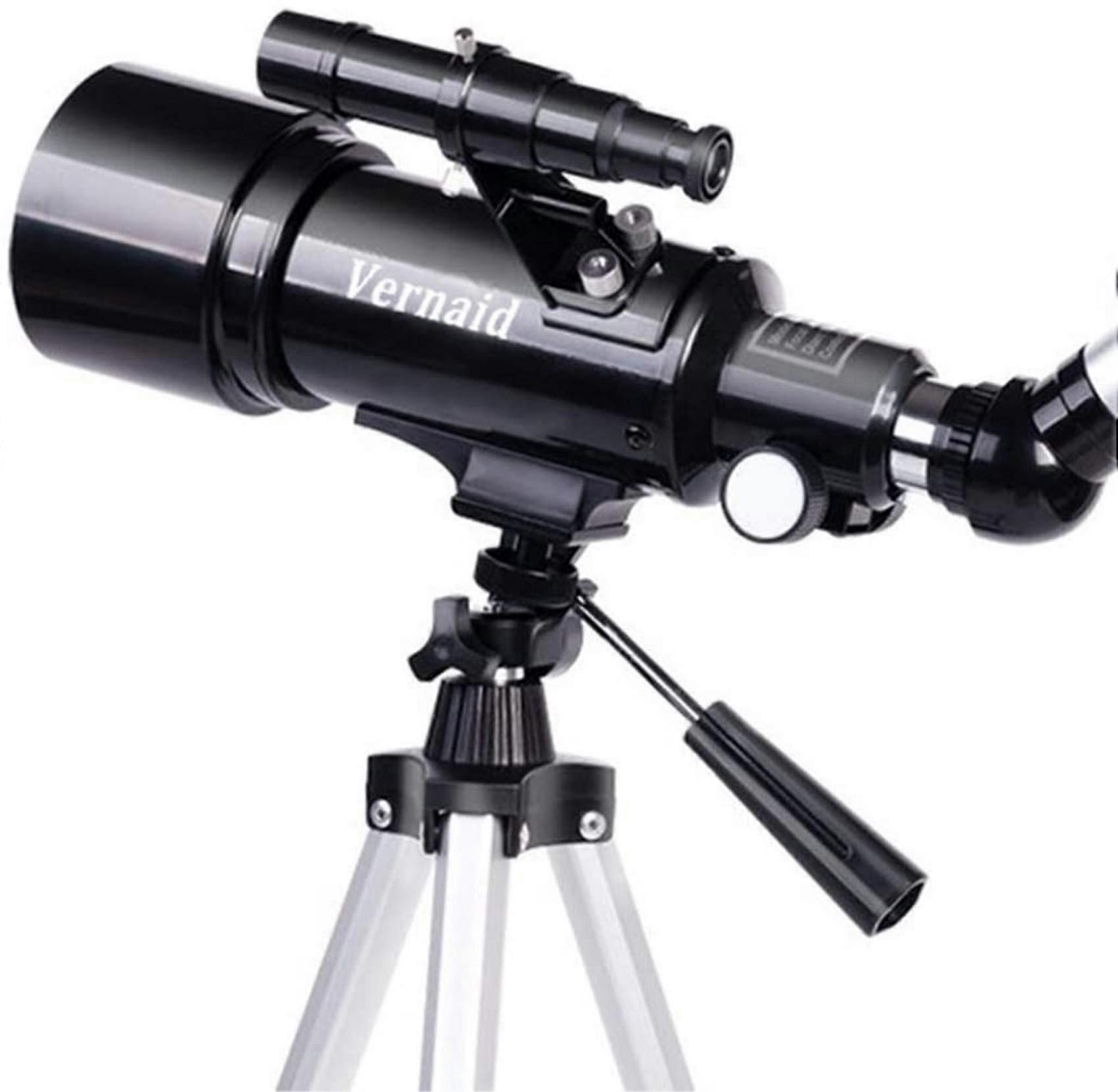 Portable travel telescope for kids and adults, 70mm refractor with tripod, finder scope, backpack