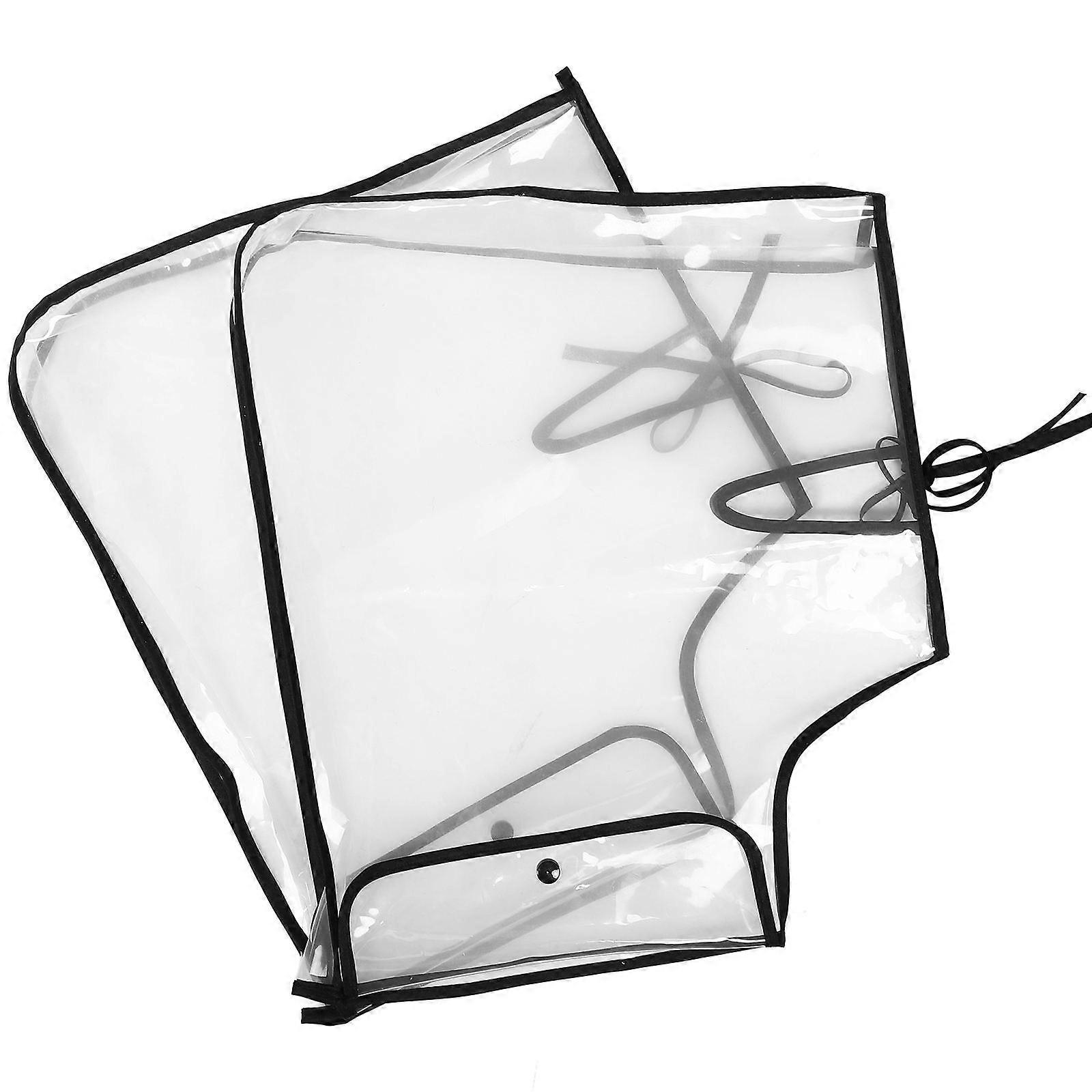 Transparent Motorcycle Handlebar Gloves for Windproof Protection 1Pair