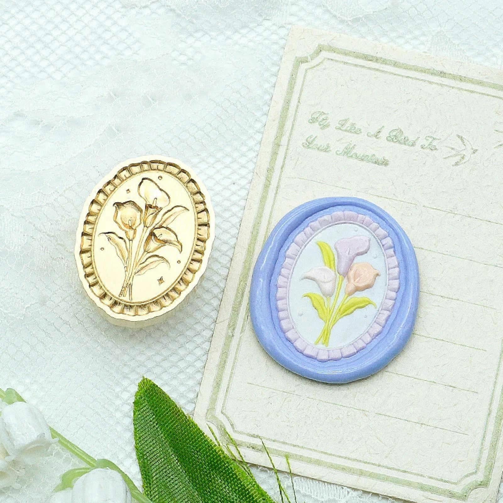 Wax Seal Set, Spring Plants Series, for Letters, Invitations, Weddings