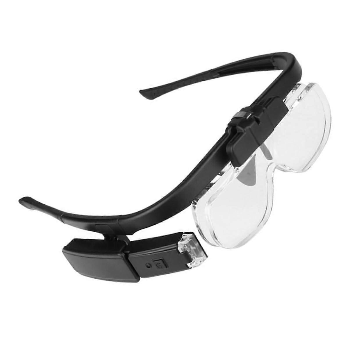 Maintenance Reading Magnifier Light 6x Magnification for Jewellery and Watch Repair, Adjustable Mounted Lens