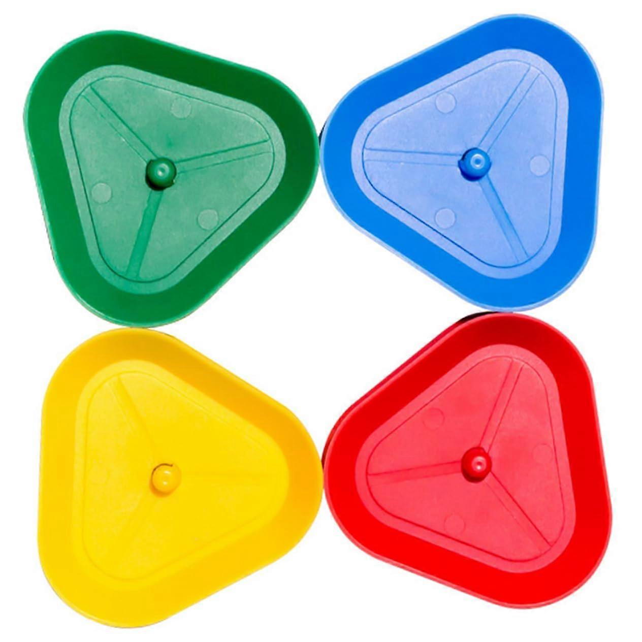 4piece card holder for card games, triangle design for seniors, lightweight and portable, solution for board games and card organization