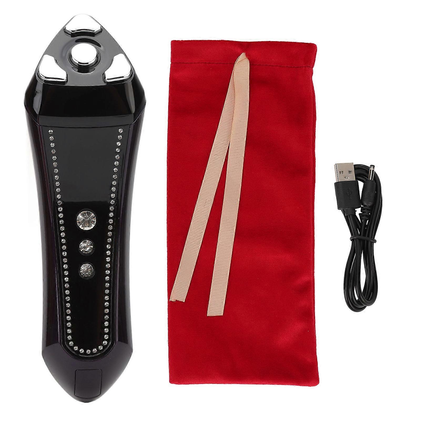 RFフェイシャルビューティーマシンマイクロカレントスキンタイトニングフェードしわ赤青LEDパープルスキンケアマッサージャーデバイス