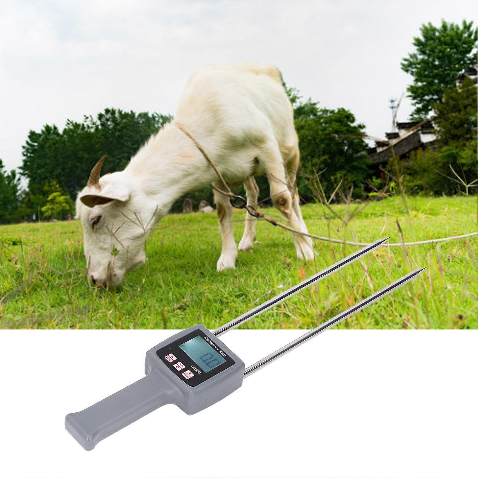 Μετρητής υγρασίας σανού ABS στέγαση ψηφιακή επίδειξη χειρός πολυλειτουργικός φορητός φορητός ελεγκτής υγρασίας σανού 