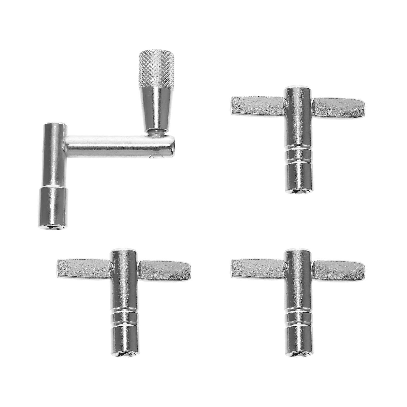 T Shape and Z Shape Drum Tuning Key Set – 4 pcs, Lightweight & Portable Design for Easy Adjustments