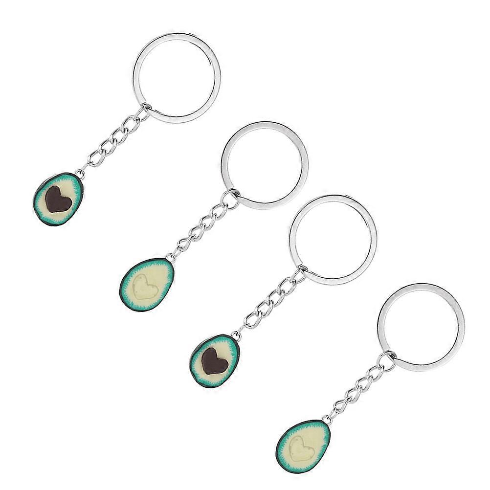 Avokado Avaimenperä Riipus Tarvikkeet Kannettava Kestävä Pitkäaikainen Käyttö 2 Kpl