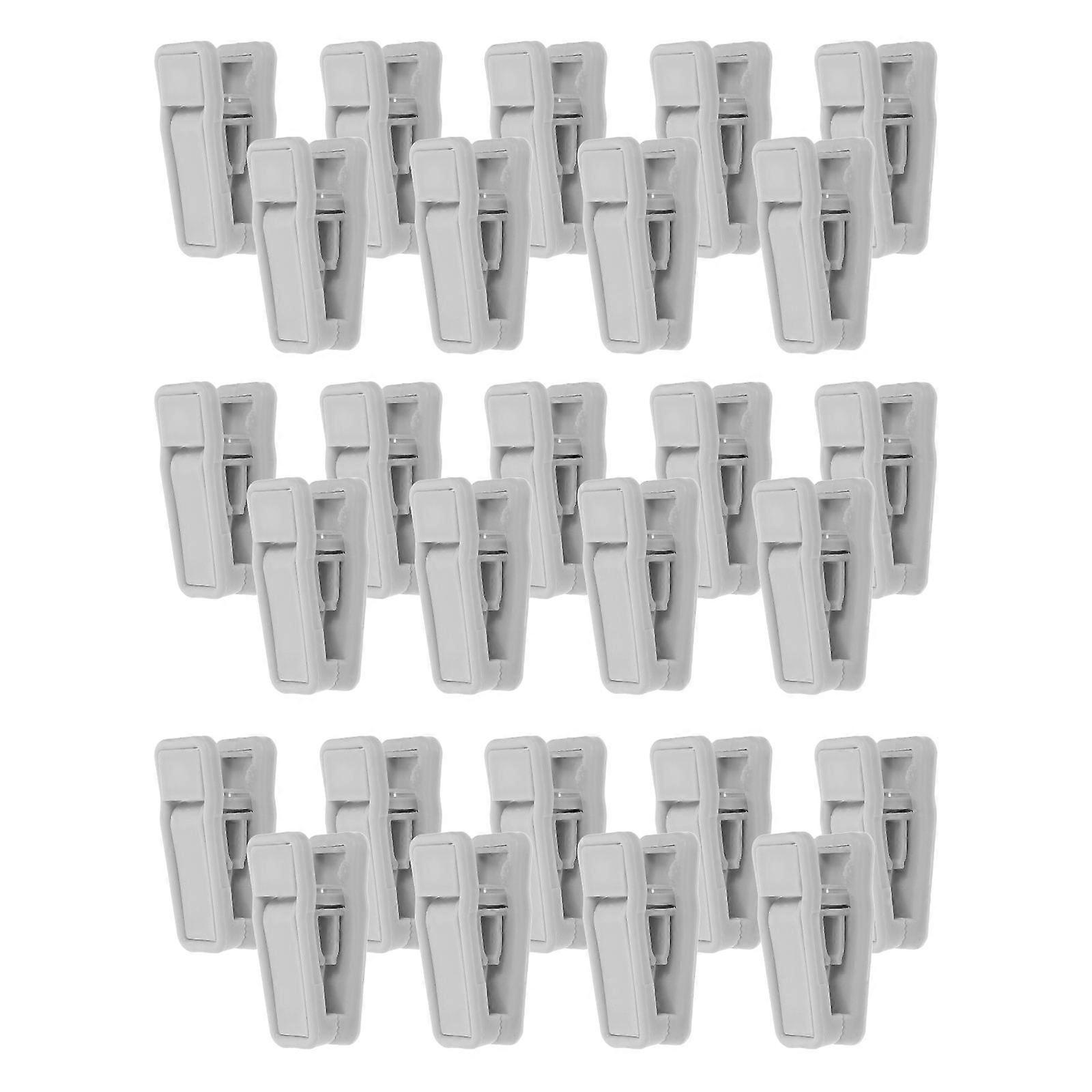 40pcs Lightweight Reusable Plastic Clips for Clothes, Food Storage & Home Organization – Secure Grip with Non Slip Texture for Wardrobe Use