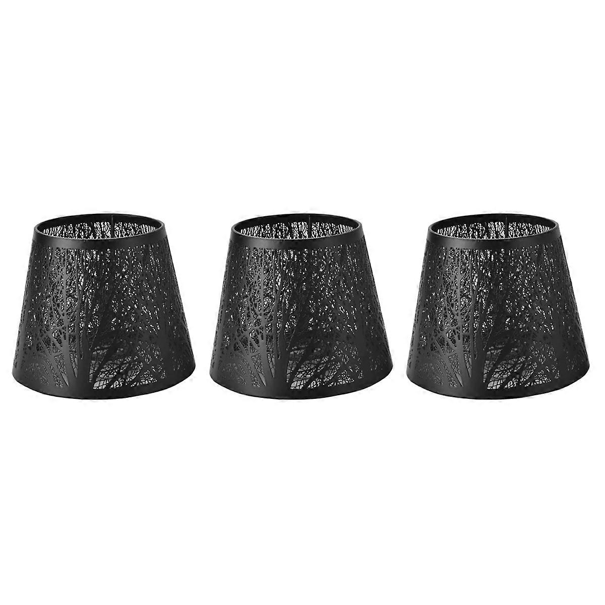 Small Lamp Shade, Metal Lampshade with Pattern of Trees for Table Chandelier Wall Lamp