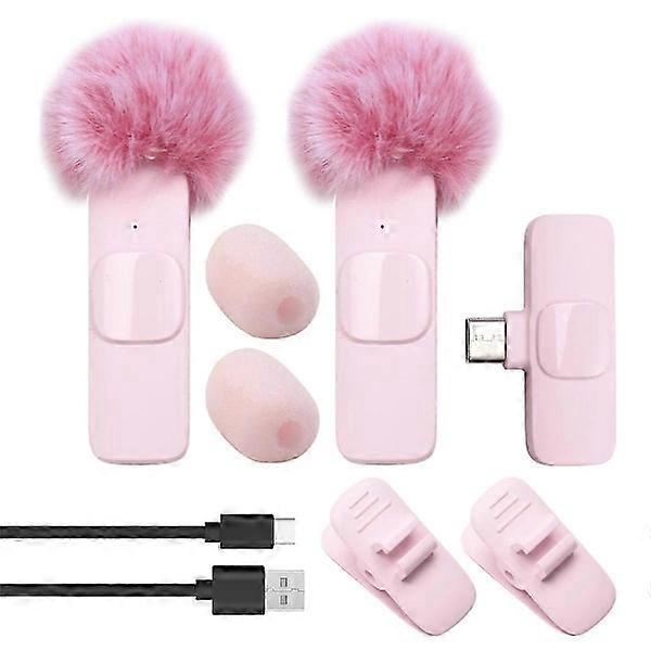 New wireless lavalier microphone, portable audio and video recording, mini microphone for PC