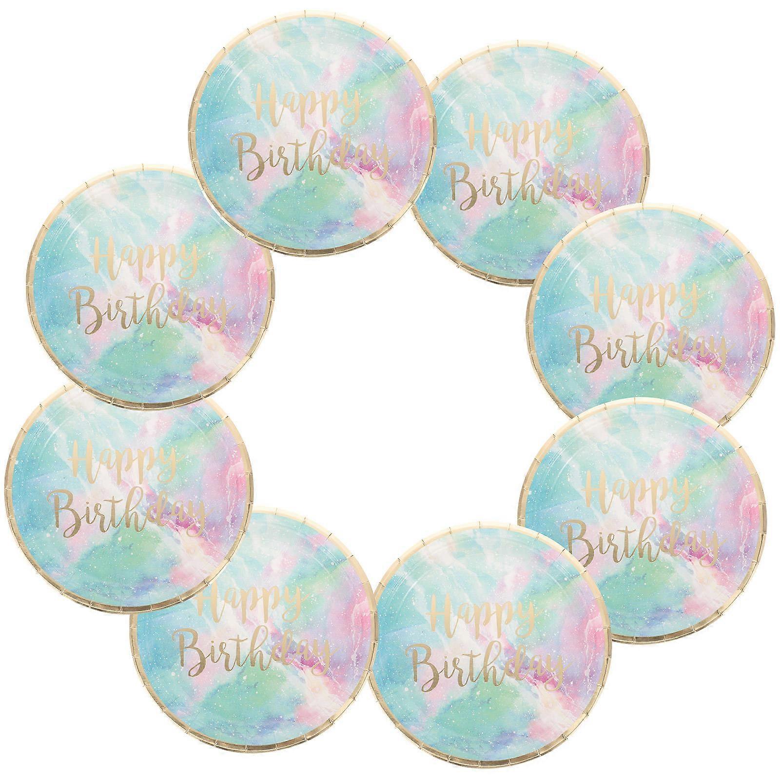 Assorted Color Paper for Party Use Dinner 10Pcs