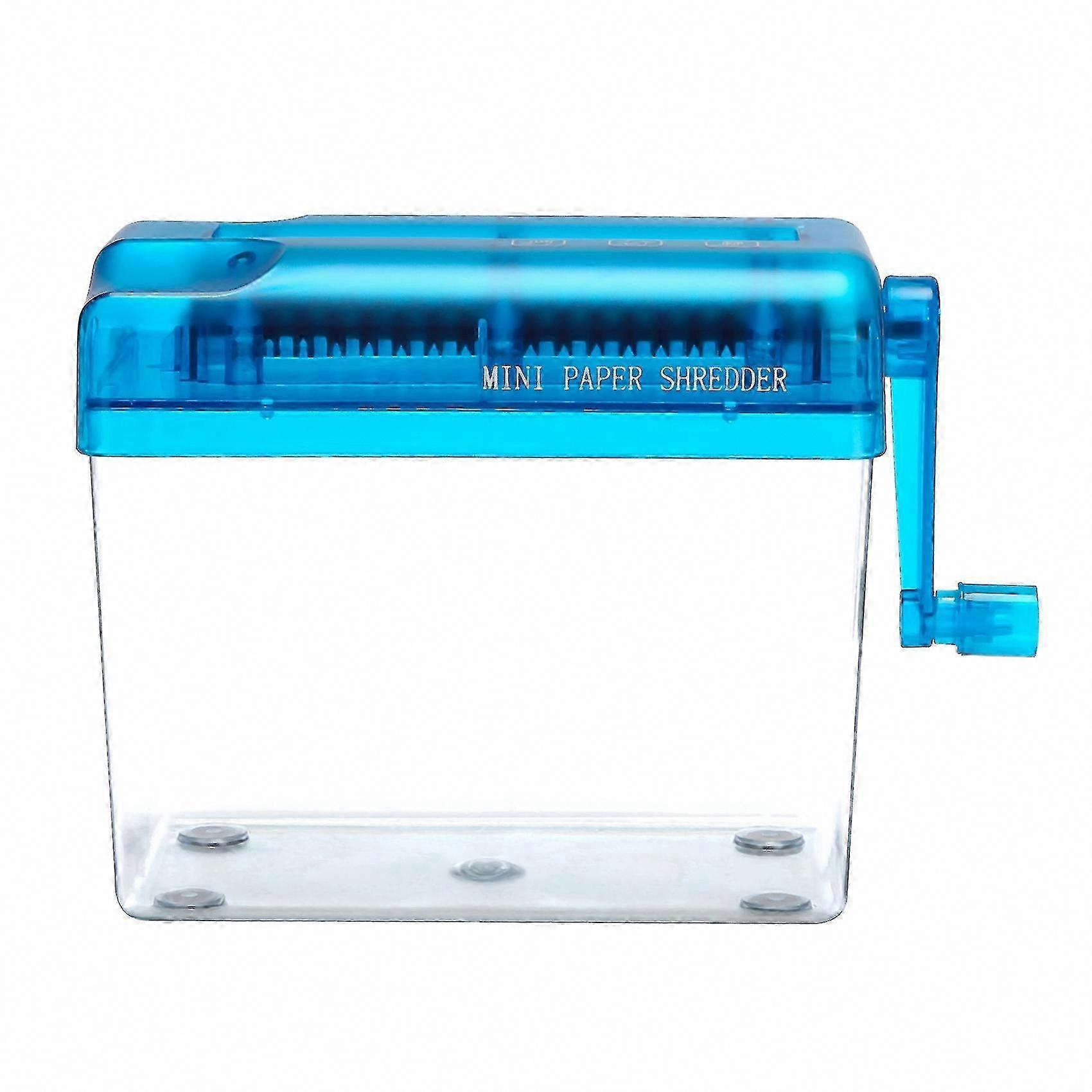 A6 Mini Manual Shredder Desktop Hand Crank Paper Shredder Νέο