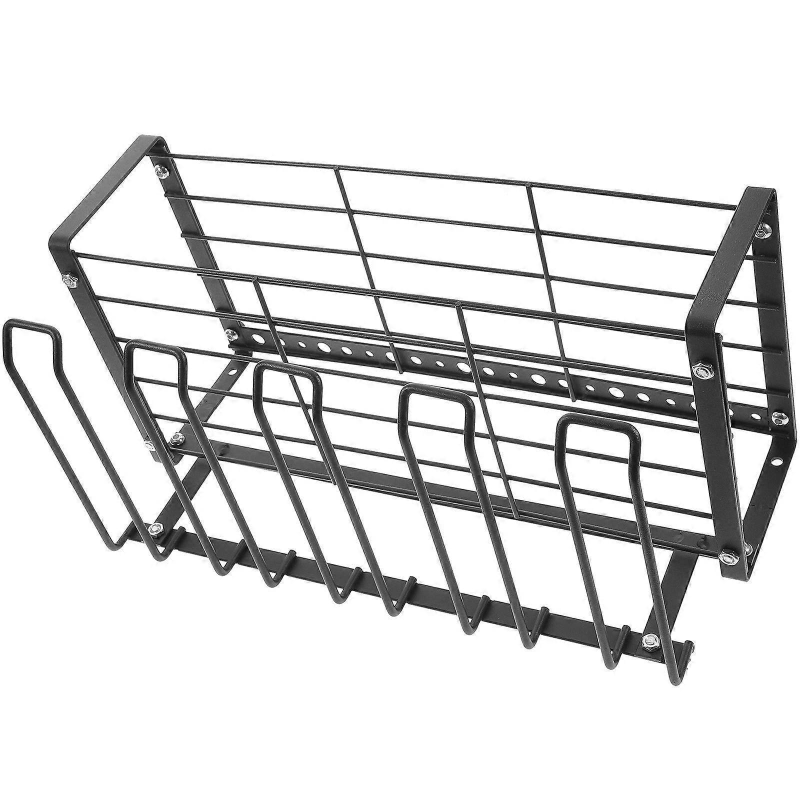 Wall Mounted Tool Storage Cordless Tool Rack For Home Use 44X20CM Carbon Steel Tool Organizer 1Pack