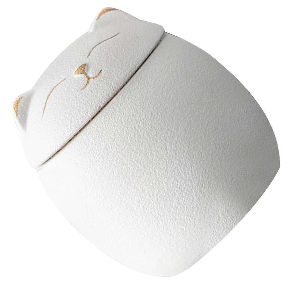 Here's a well structured product description for your **Cute Cat Ceramic Tea Canister** that highlights its features and benefits:
### ๐พ Cute