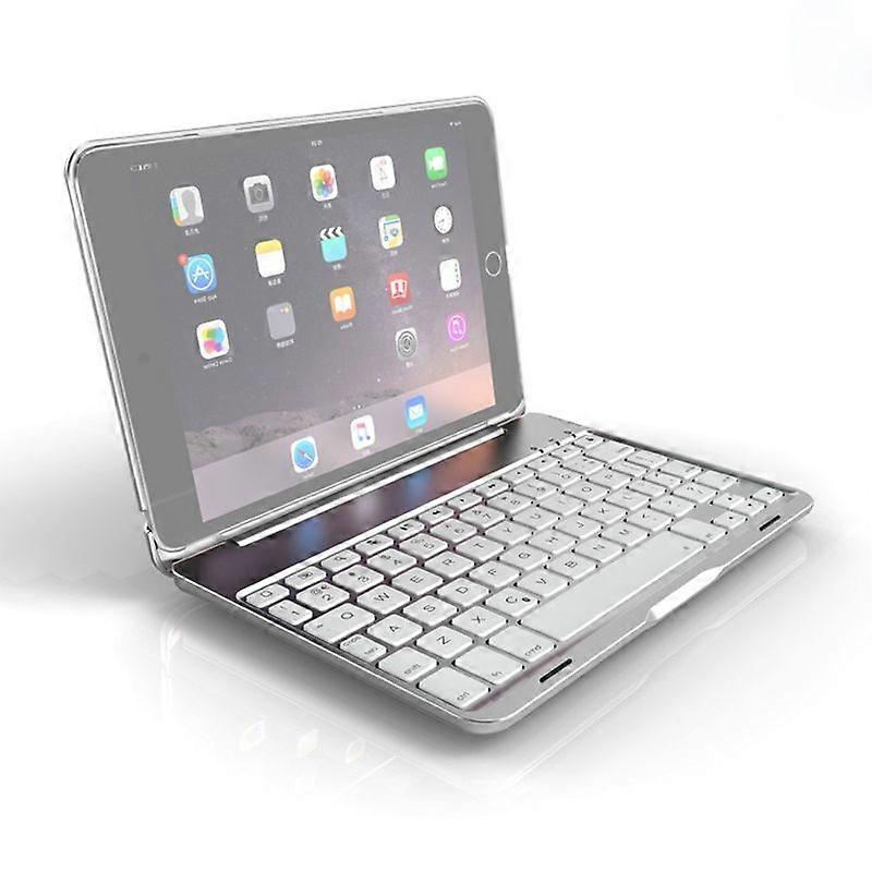 F8SM+ Backlight Bluetooth Keyboard PU Case For iPad mini 4