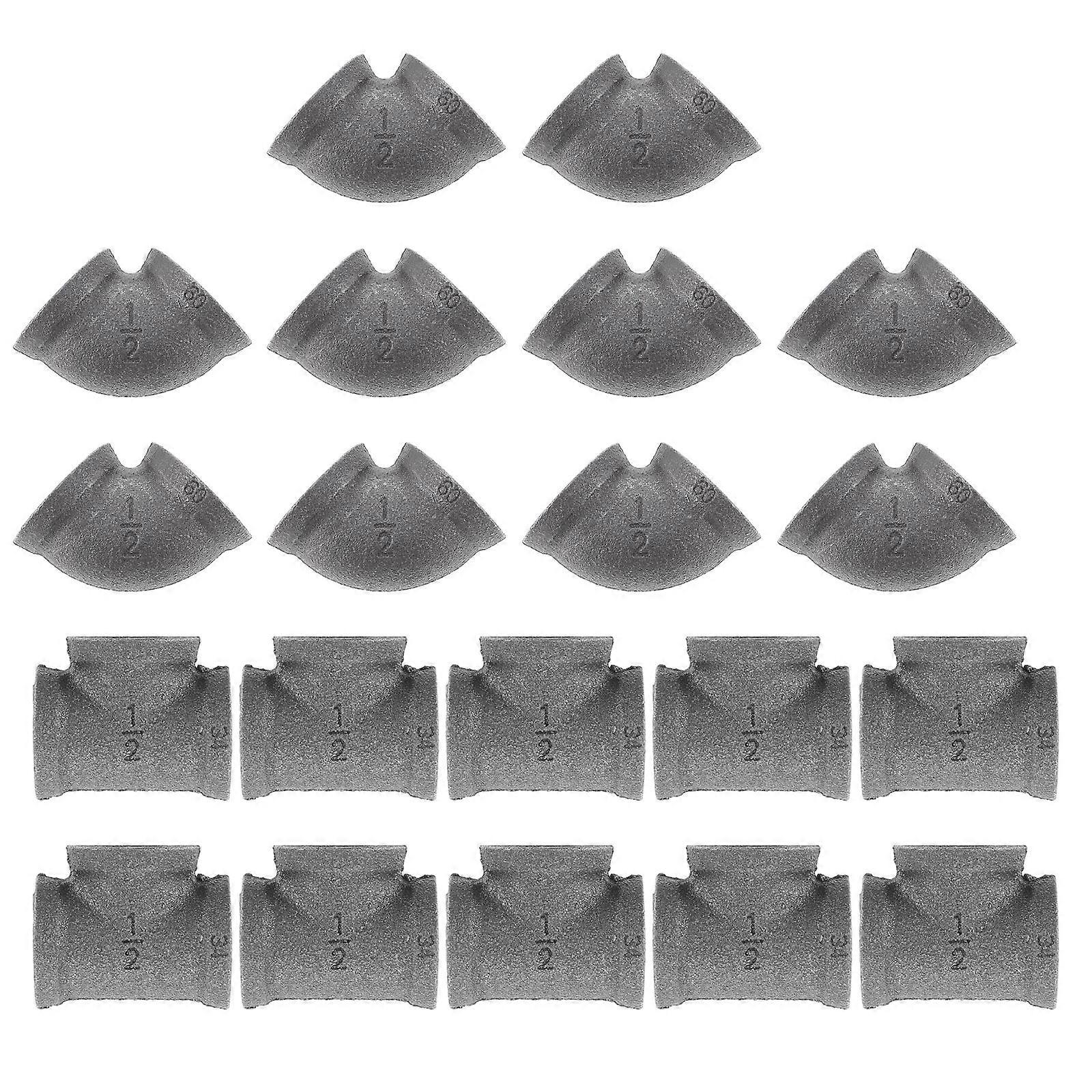 Black Steel Connector fittings for Pipe DIY Furniture Retro Industrial Style Suitable for Shelves and Tables