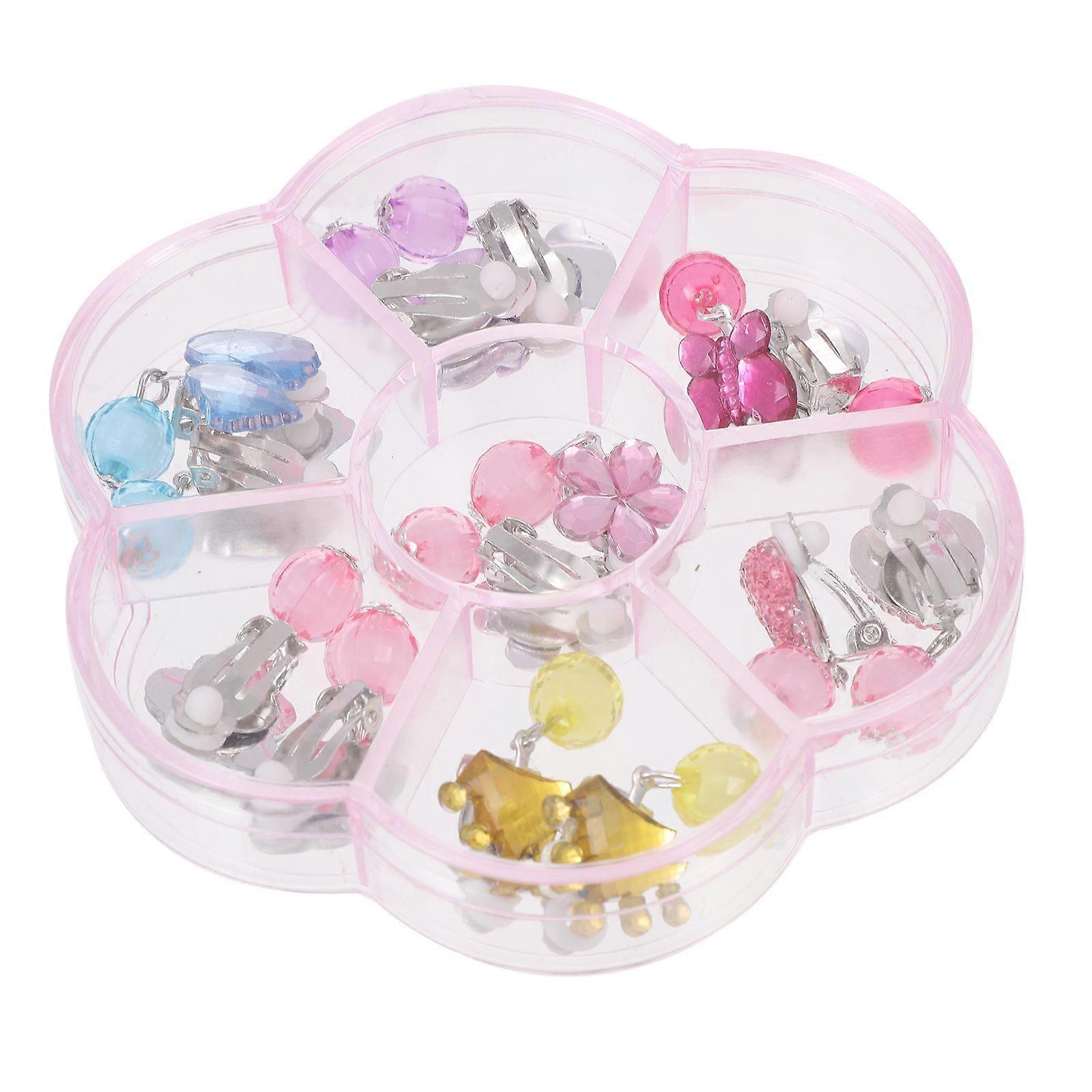 Butterfly Shape Ear Decorations For Kids Daily Use 10X10X2CM Metal Acrylic 1 Set