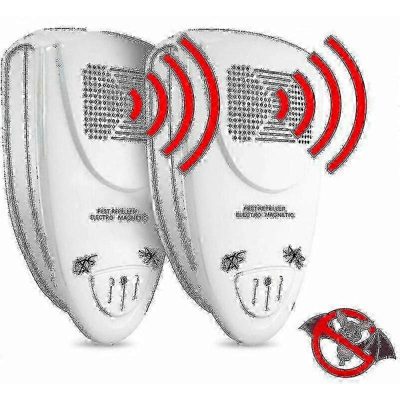 2 Pack Ultrasonic Bat Repeller Get Rid Of In 72 Hours Cisea