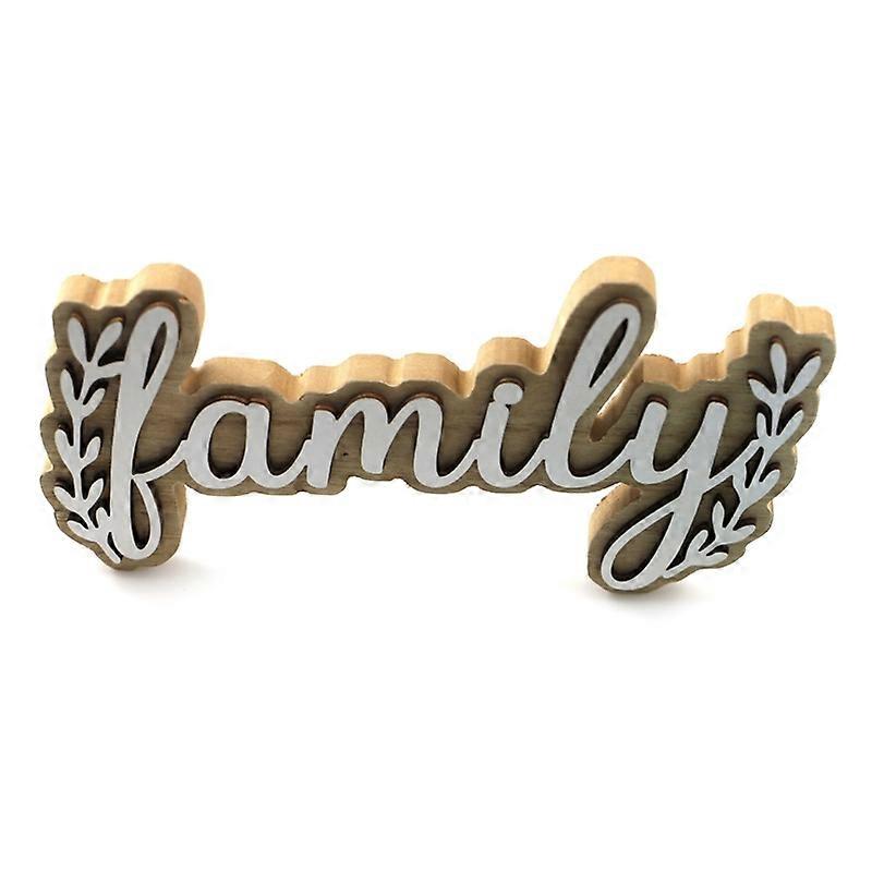 Ornaments for the middle of the table family home words memory decoration home decoration decorative Ornament happy house sign 53CA