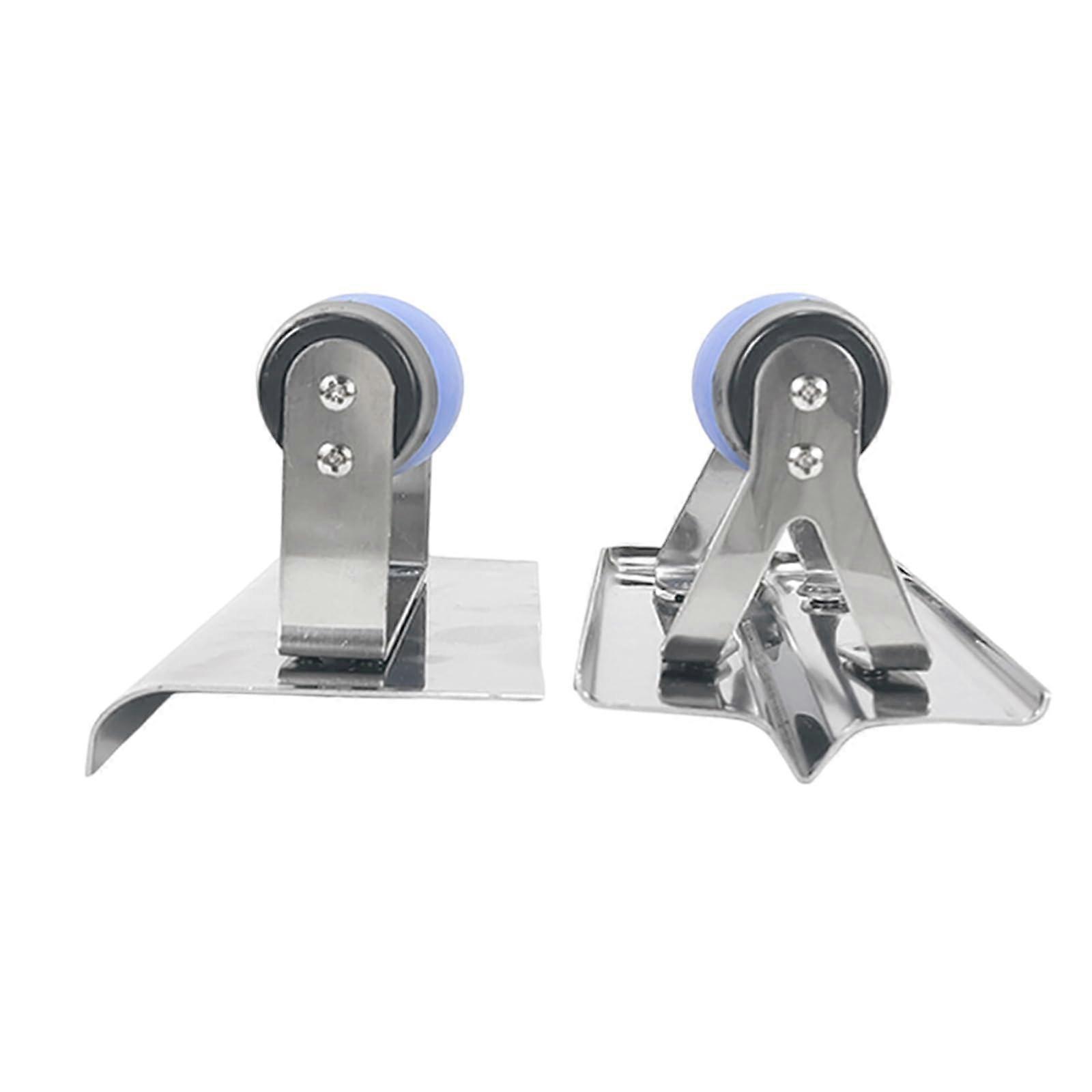 Stainless Steel Corner Trowel Set of 2 with Comfortable Grip for Professional Plastering and Finishing Work