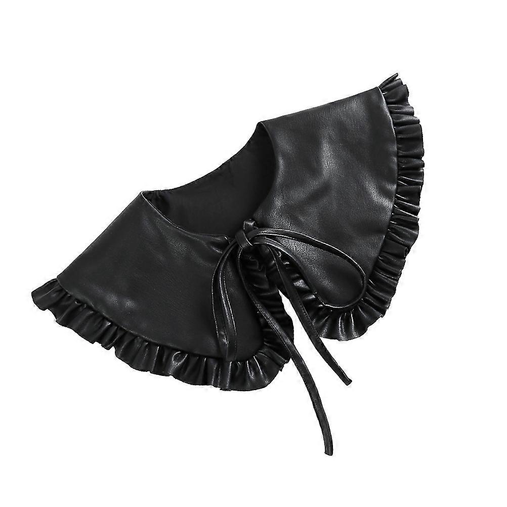 Elegant Faux Collar Shawl, Close-Fitting Neckline Accessory for Sophisticated Style