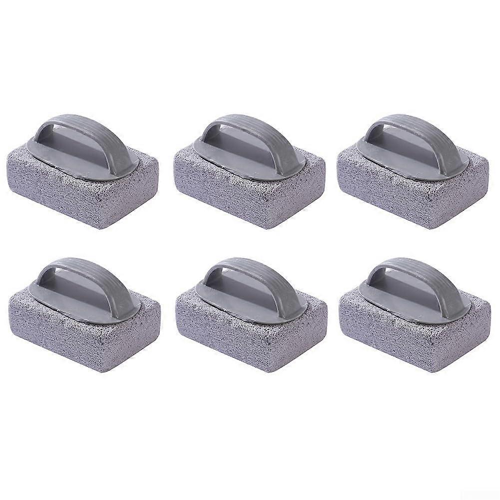 Brick grill cleaner with pumice,  for outdoor grills and pool maintenance tasks (6 pieces)'