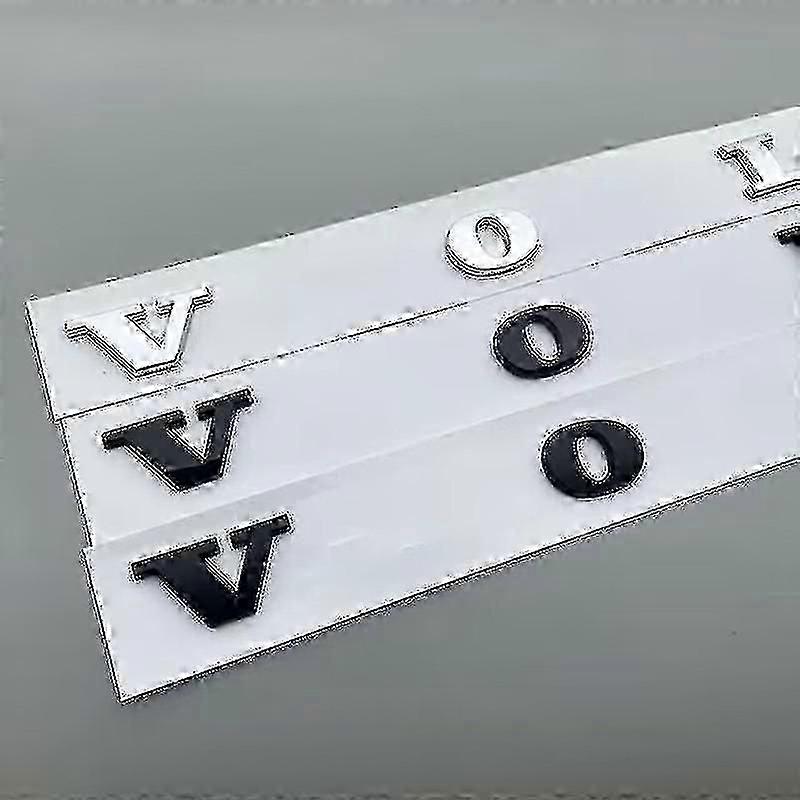 Volvo Car Rear Boot Trunk Lid Badge Stickers - for C70, C30, S60, XC90