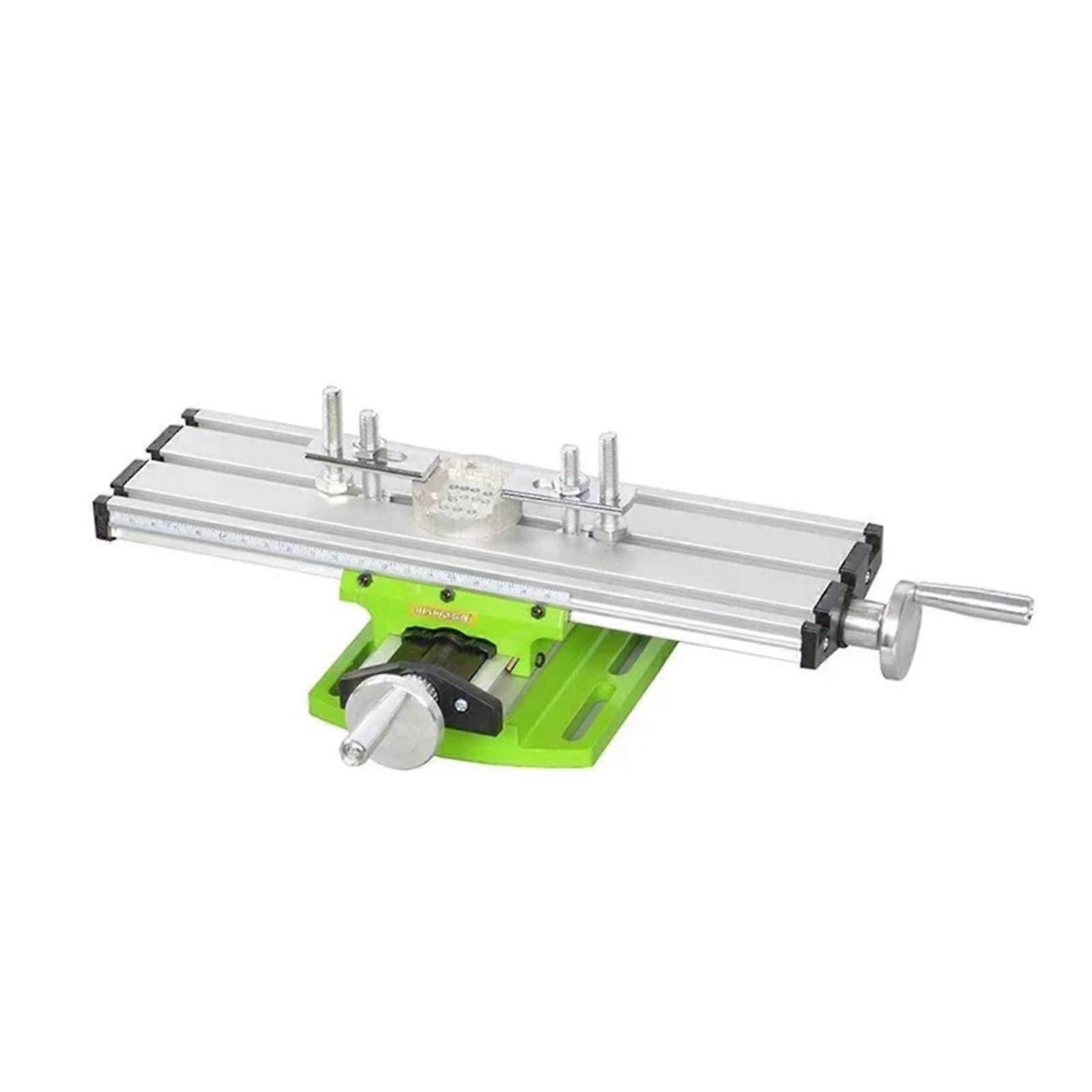 Mini precision milling machine, bench drill, vise, workbench, for adjusting the coordinate cross workbench