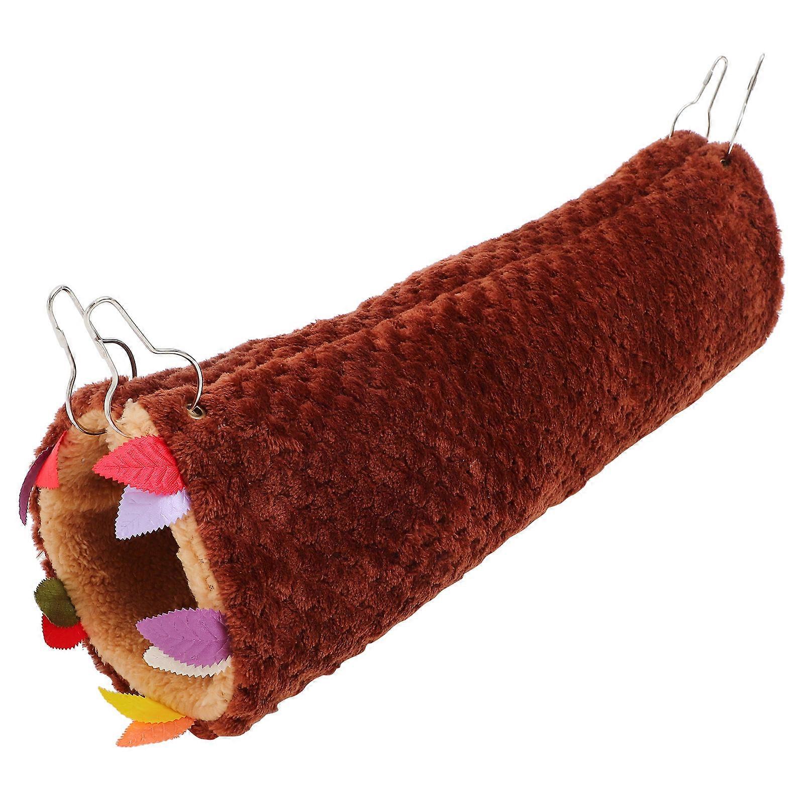 Cozy Hanging Guinea Pig Hideout Tunnel for Hamsters Chinchillas Comfortable Durable Reusable Pet Tunnel for Play and Rest