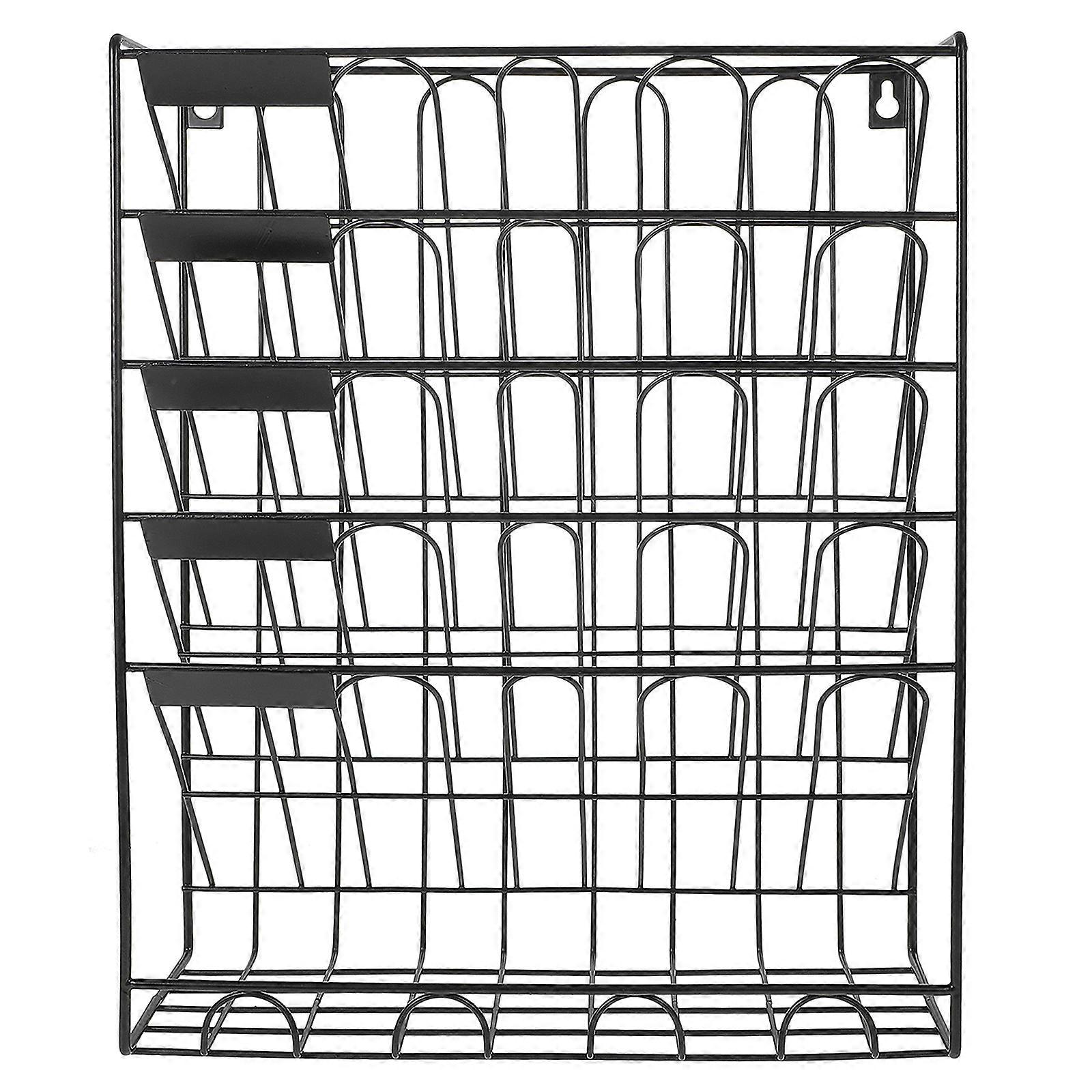 File Organizer Vertical Hanging Wall File Holder Desk Mail Sorter Magazine Rack