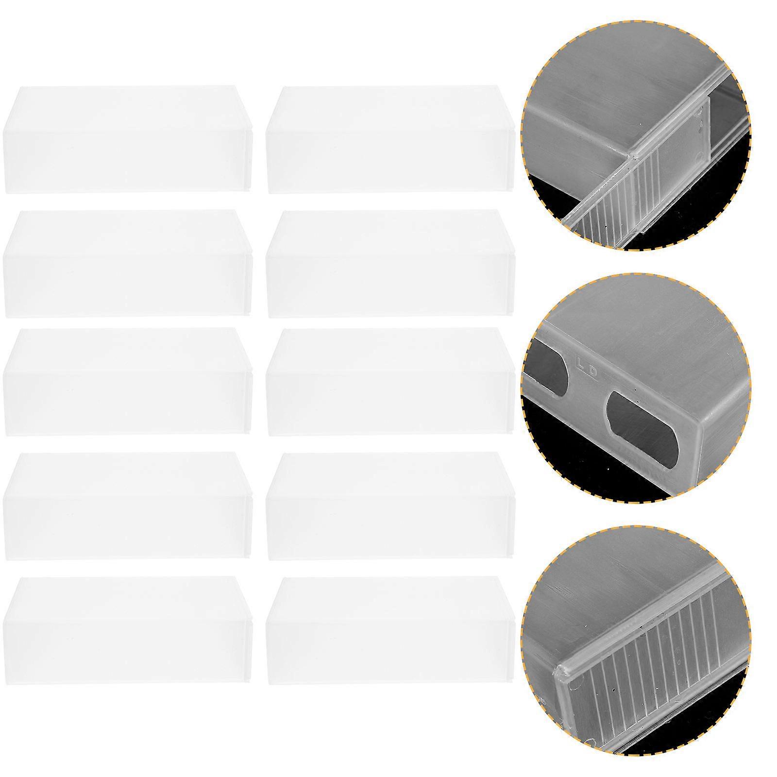 1 Set Small Plastic Storage Box Organizer for Cable Lines with Labels and Lid