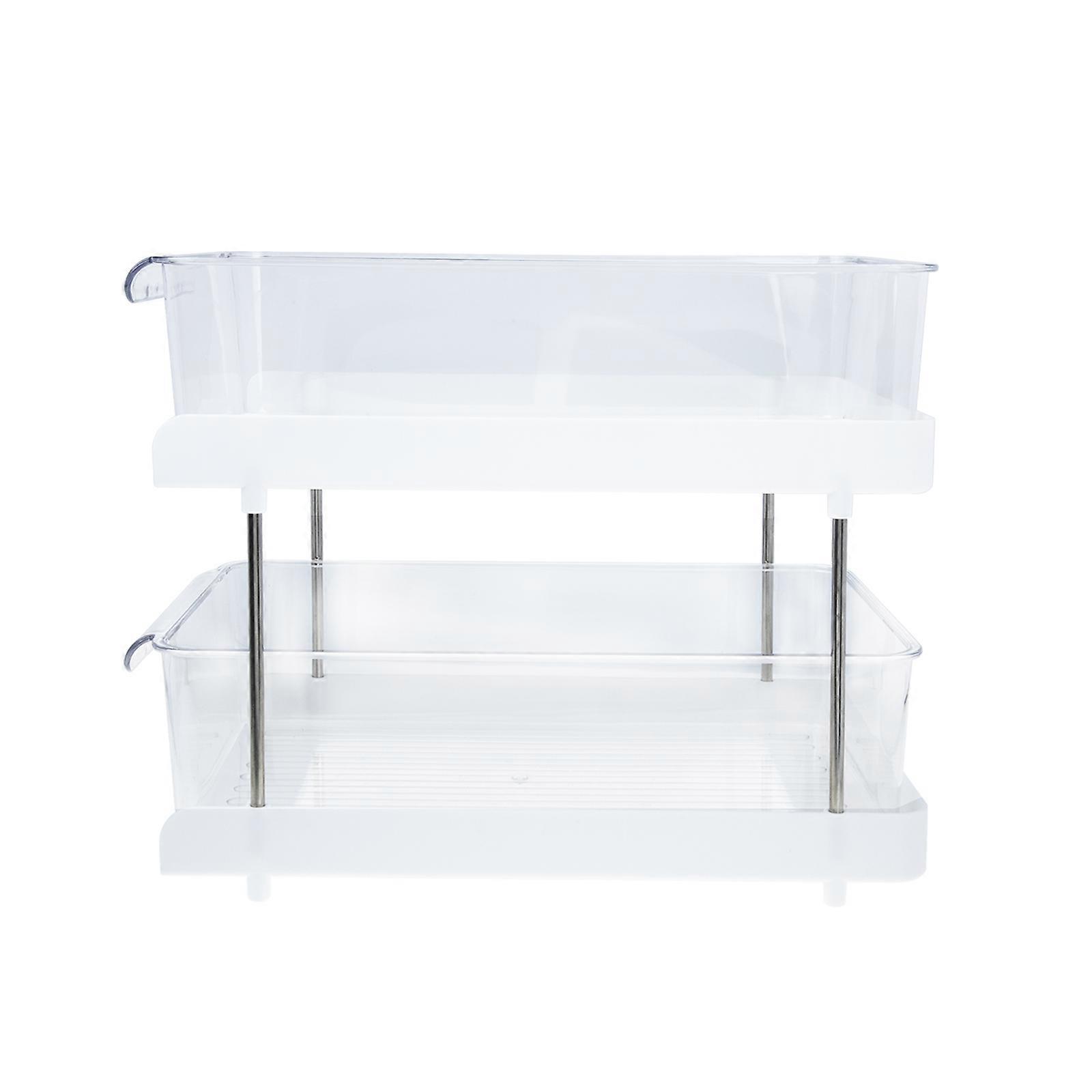 Cosmetics Display Shelf Multi-Function Transparent Material Suitable For Dormitory Space Organization 1Pack