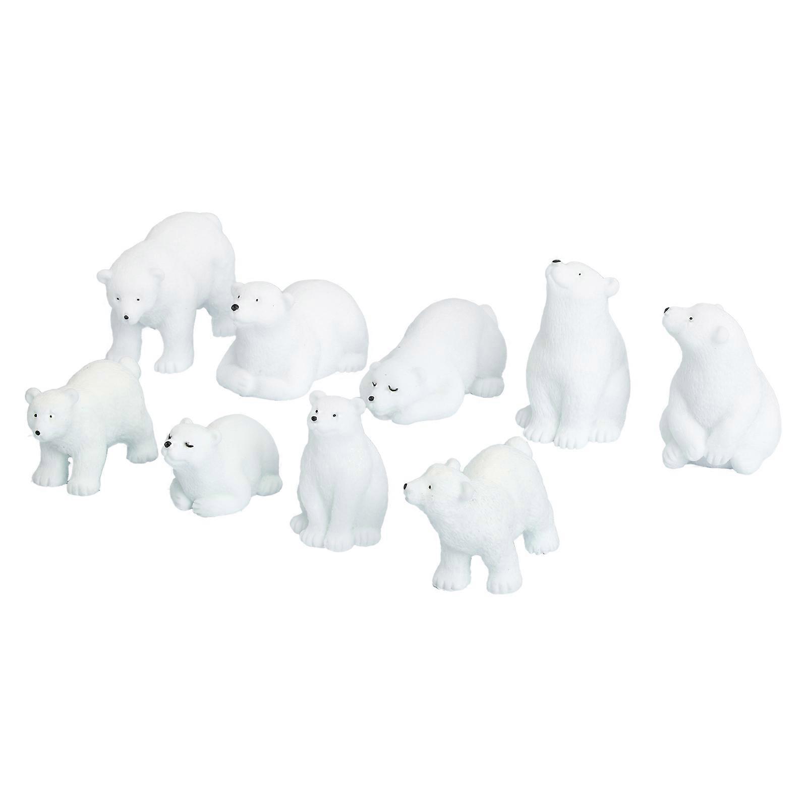 9Pcs Resilient Mini Landscape Adornment Featuring For Gardening Scene Home Desktop