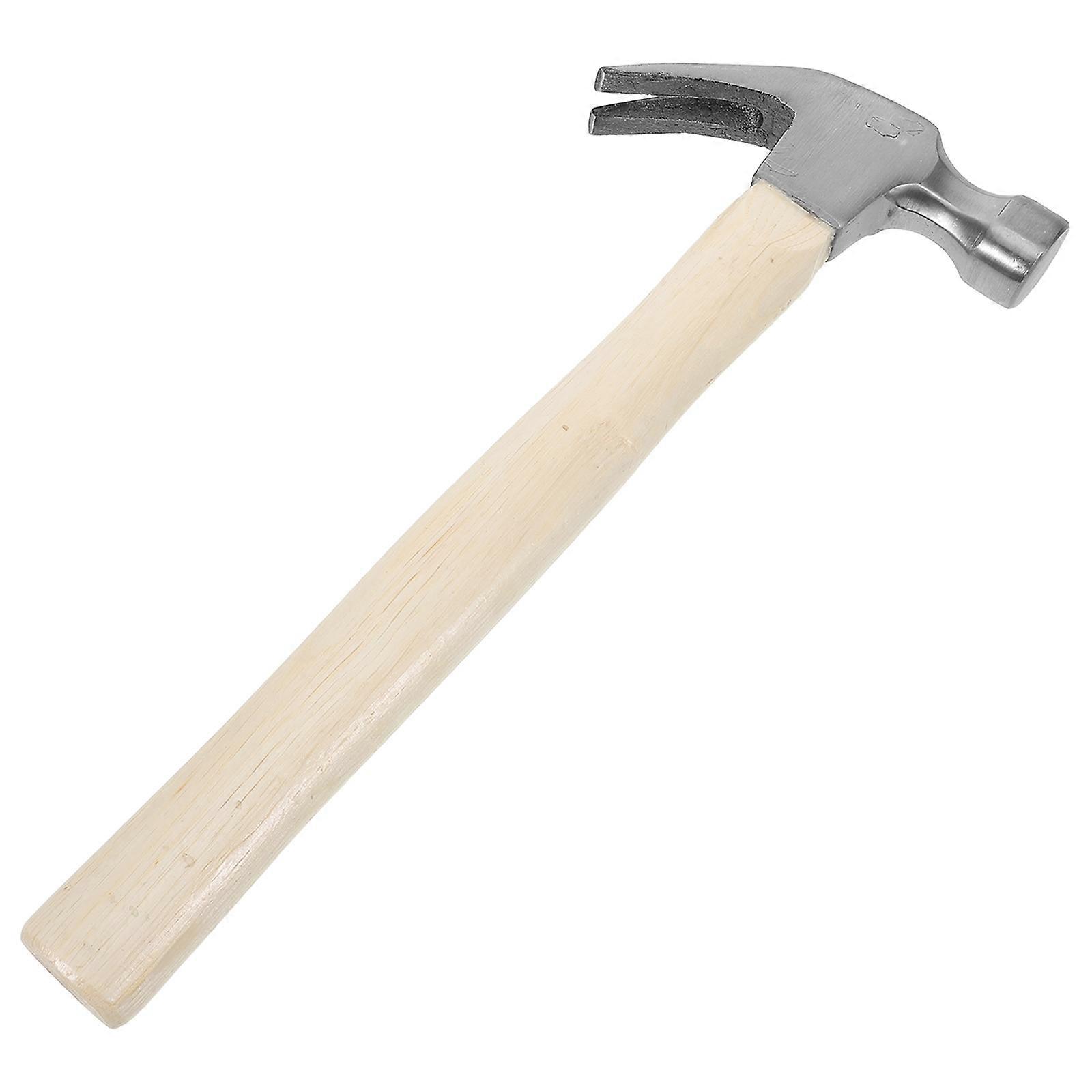 Nonslip Rubber Handle for Home Use Sturdy and Durable Steel and Wood Material 16 oz