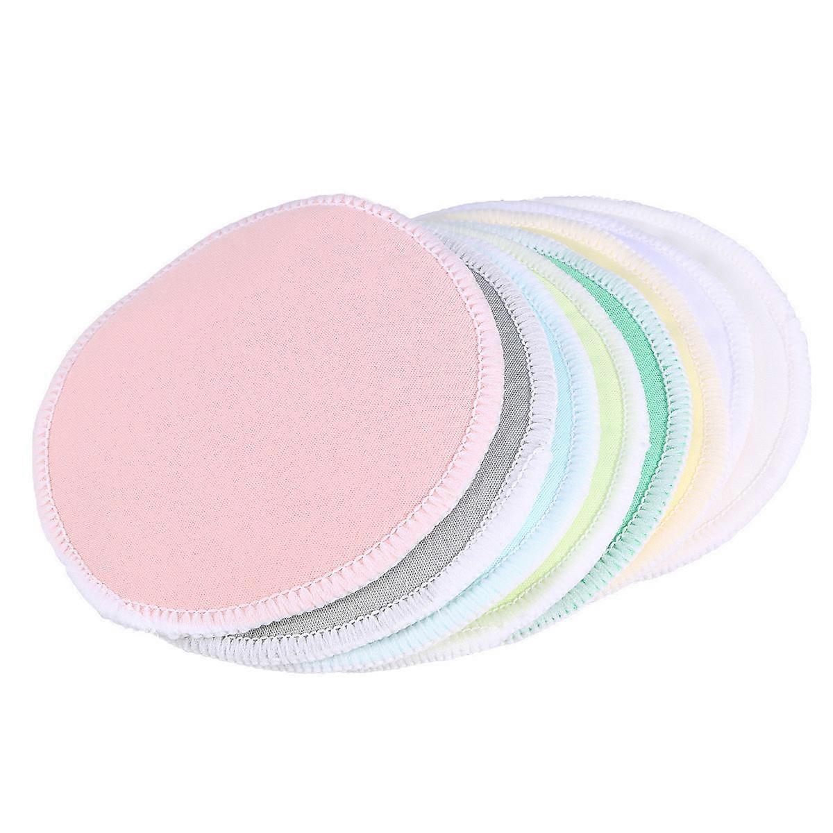 16Pcs Washable Cotton Rounds Bamboo Fiber Makeup Removal Pads Perfect For Eye And Face Cleaning Needs