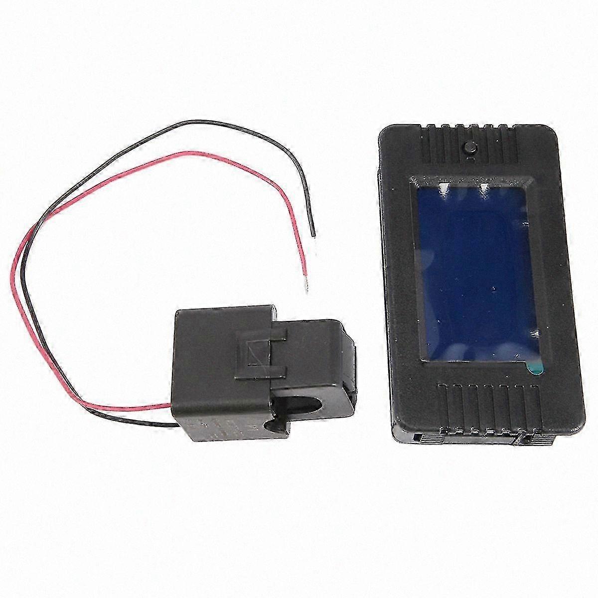 For Newest 6In1 220V 100A Single Phase Digital Panel - Ampermeter Volt Watt Kwh Power Factor Meter With S for Energy Monitoring