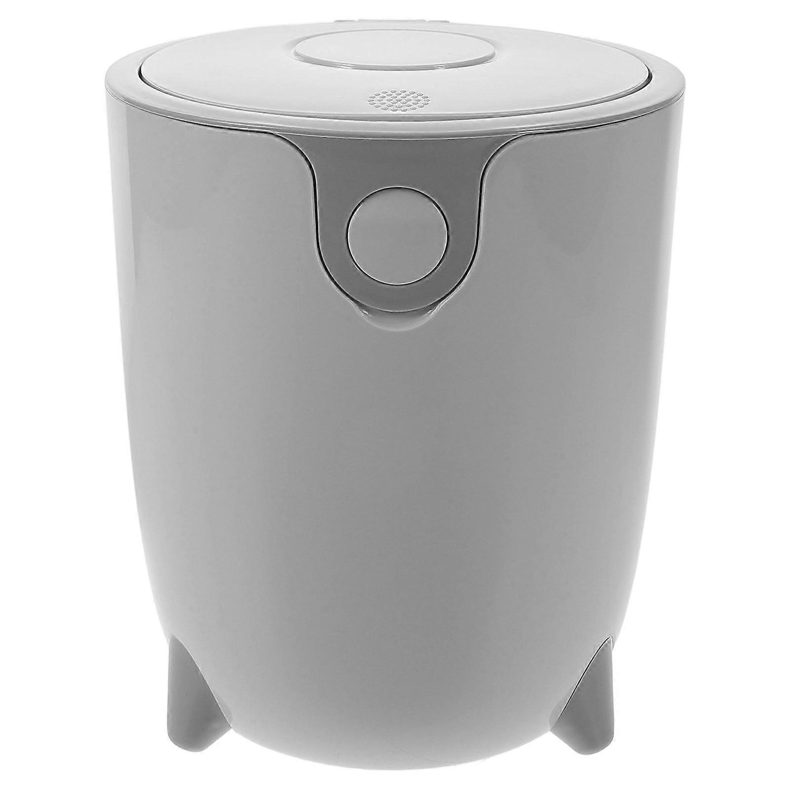It looks like you're listing keywords or a product title related to a **small desktop trash can** or **mini trash can with lid**, possibly for a